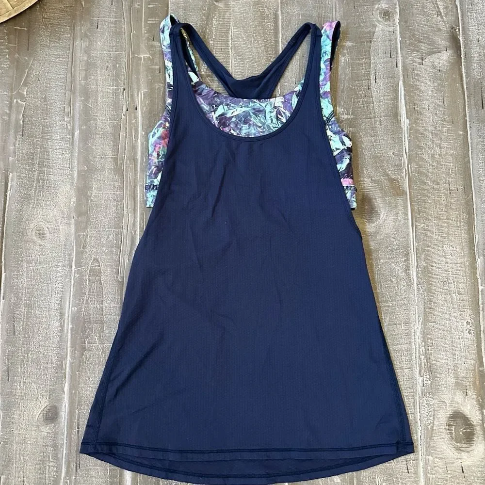 Lululemon Multicolor Athletic Tank Top